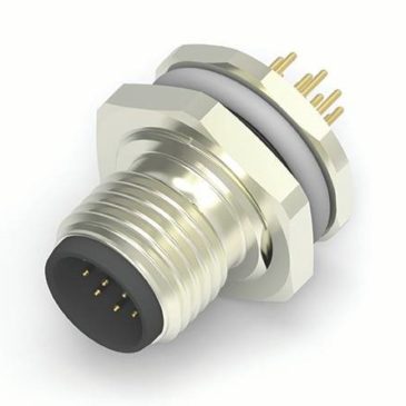 New Product: M12 PCB/Panel Connectors 8/12 Pin